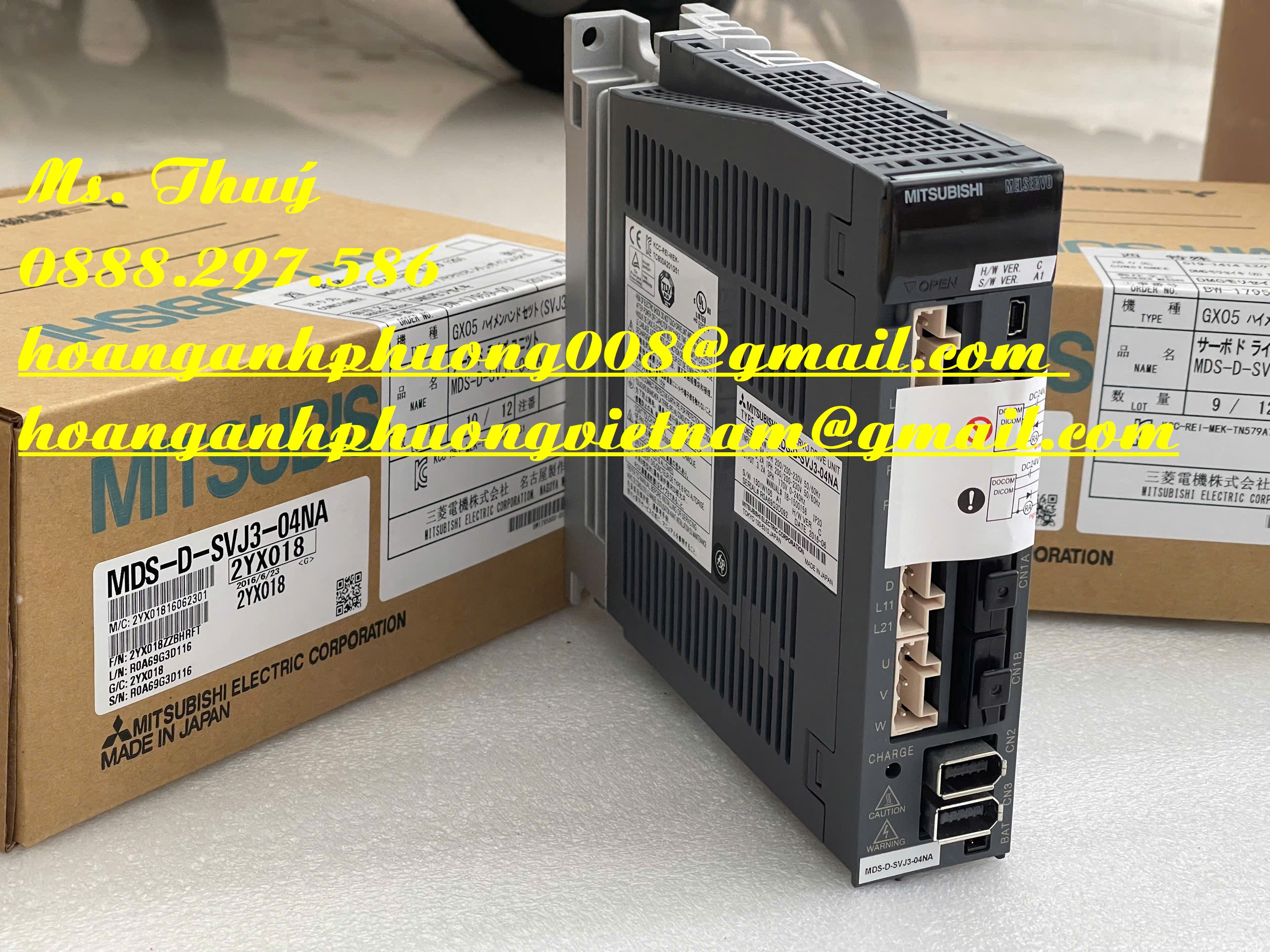 Thiết bị chính hãng - MDS-D-SVJ3-04NA - Bộ điều khiển Mitsubishi