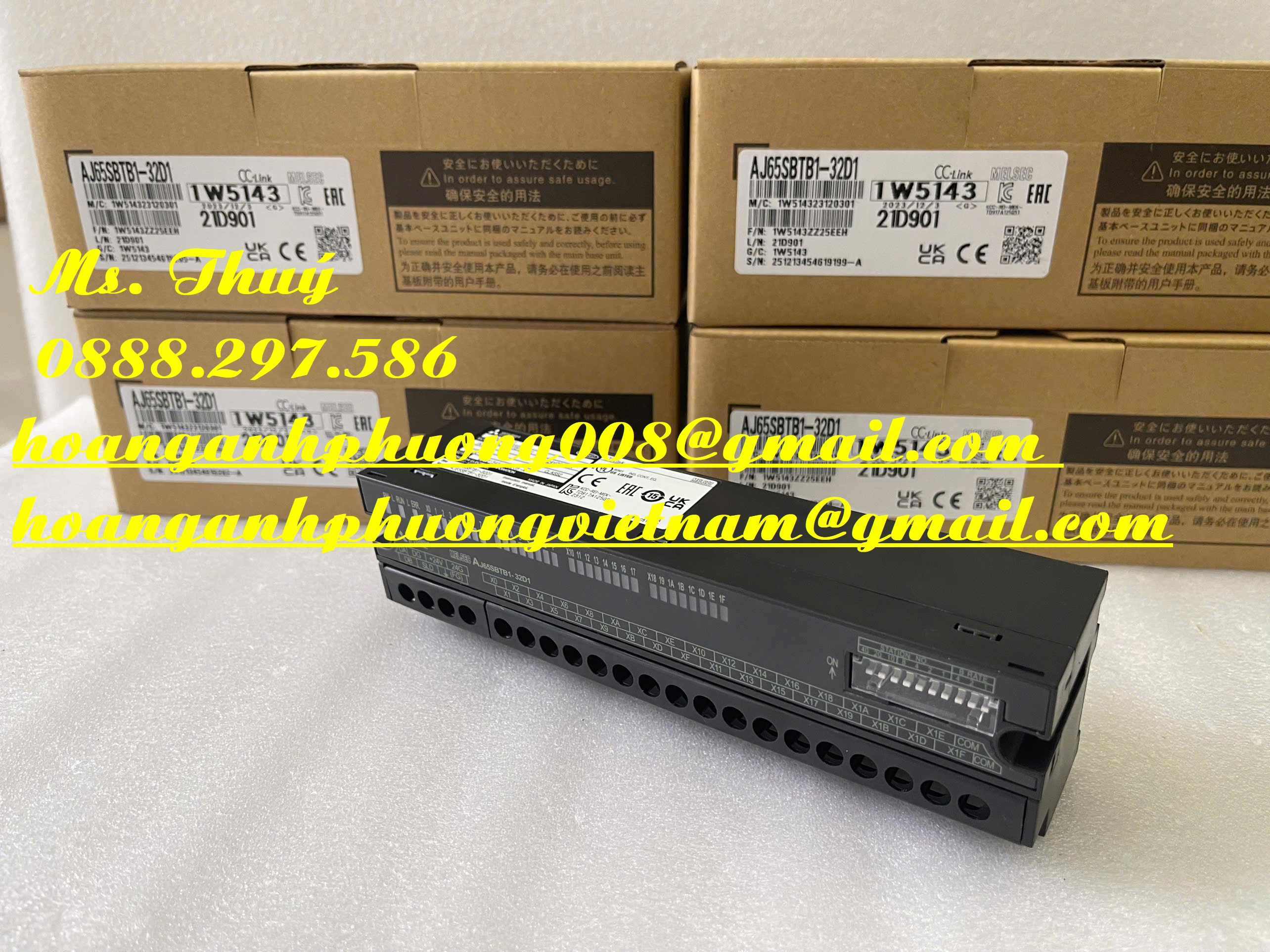 Hàng mới 100% - CC-Links Mitsubishi AJ65SBTB1-32D1
