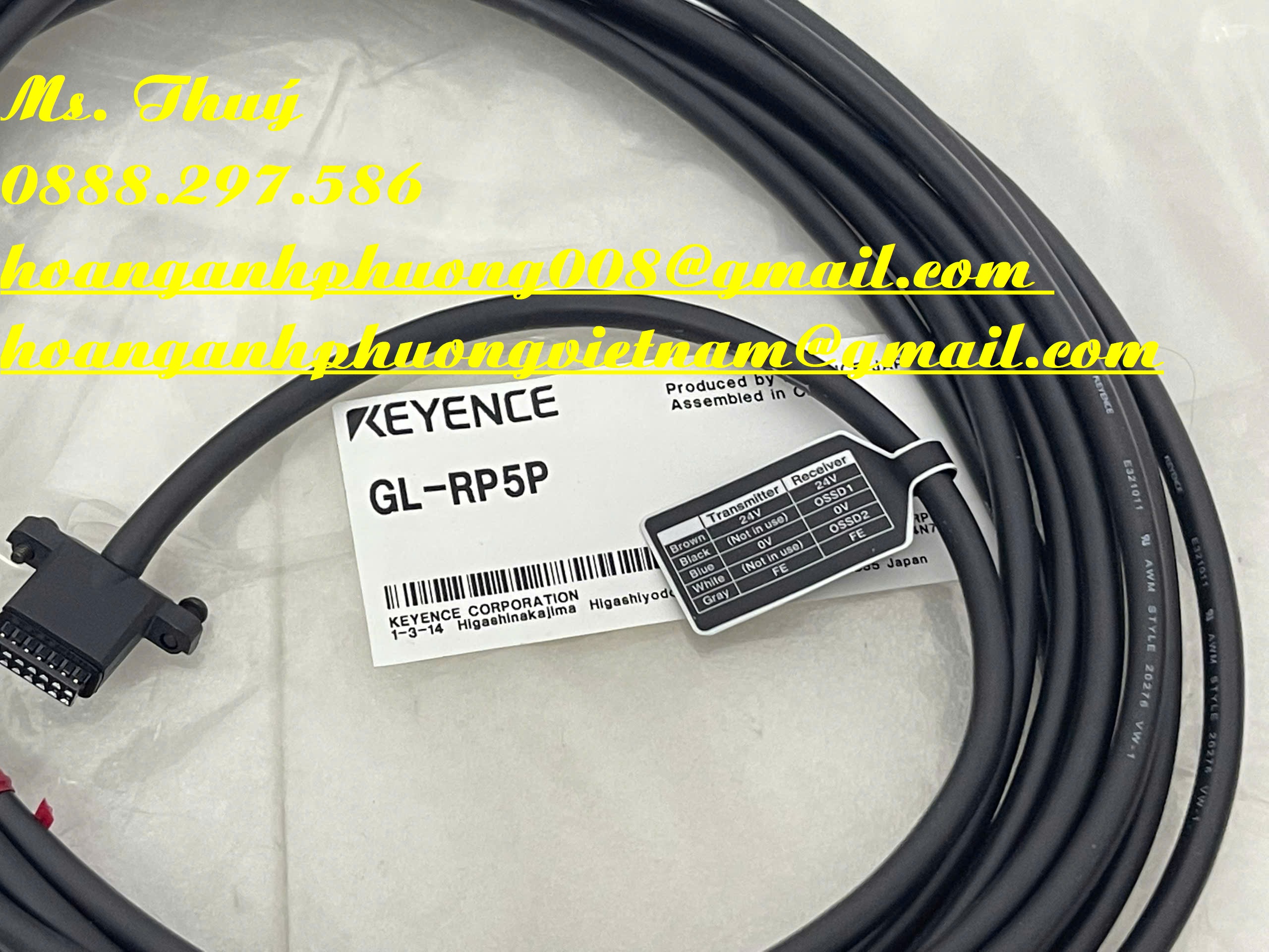Cáp kết nối thiết bị Keyence GL-RP5P - Ưu đãi giá gốc