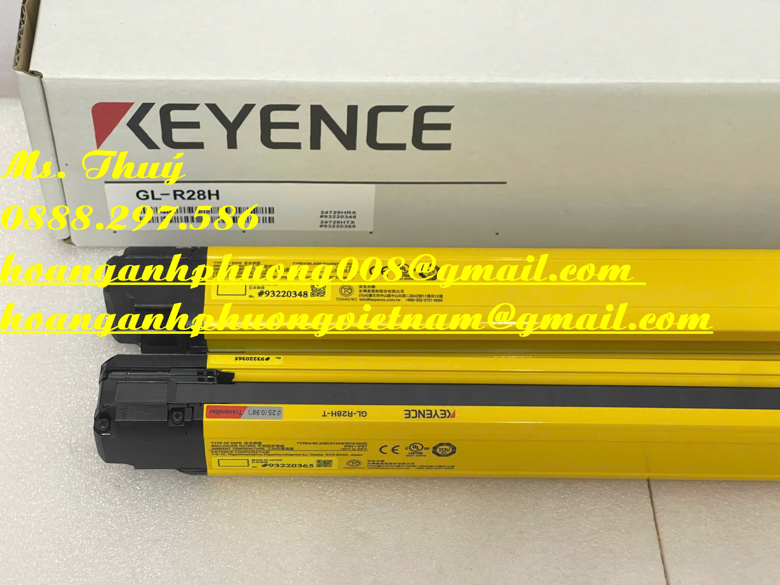 Giá tốt toàn quốc - Cảm biến Keyence GL-R28H mới 100%