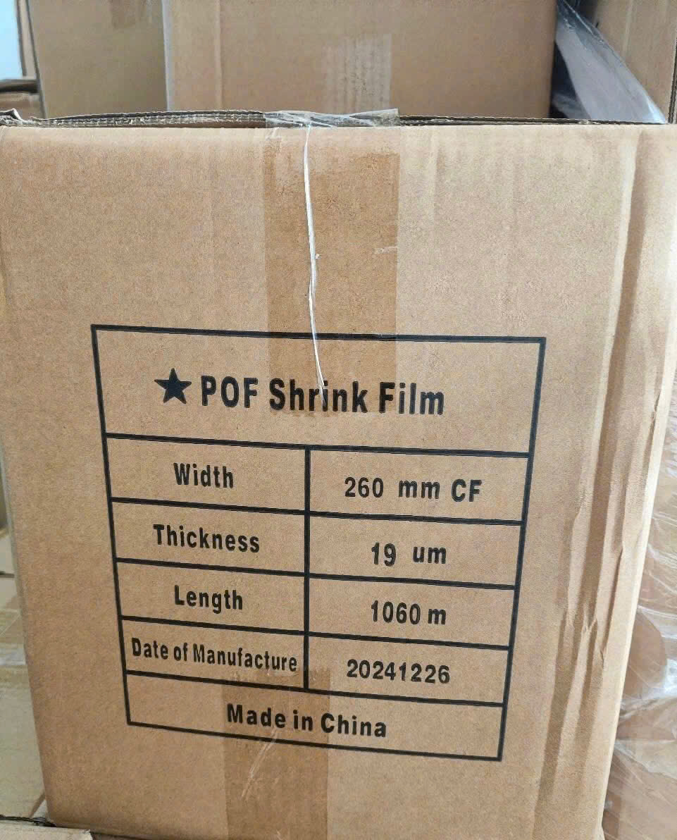Màng co POF nhập khẩu trực tiếp chạy cho máy tự động chữ L, chữ I
