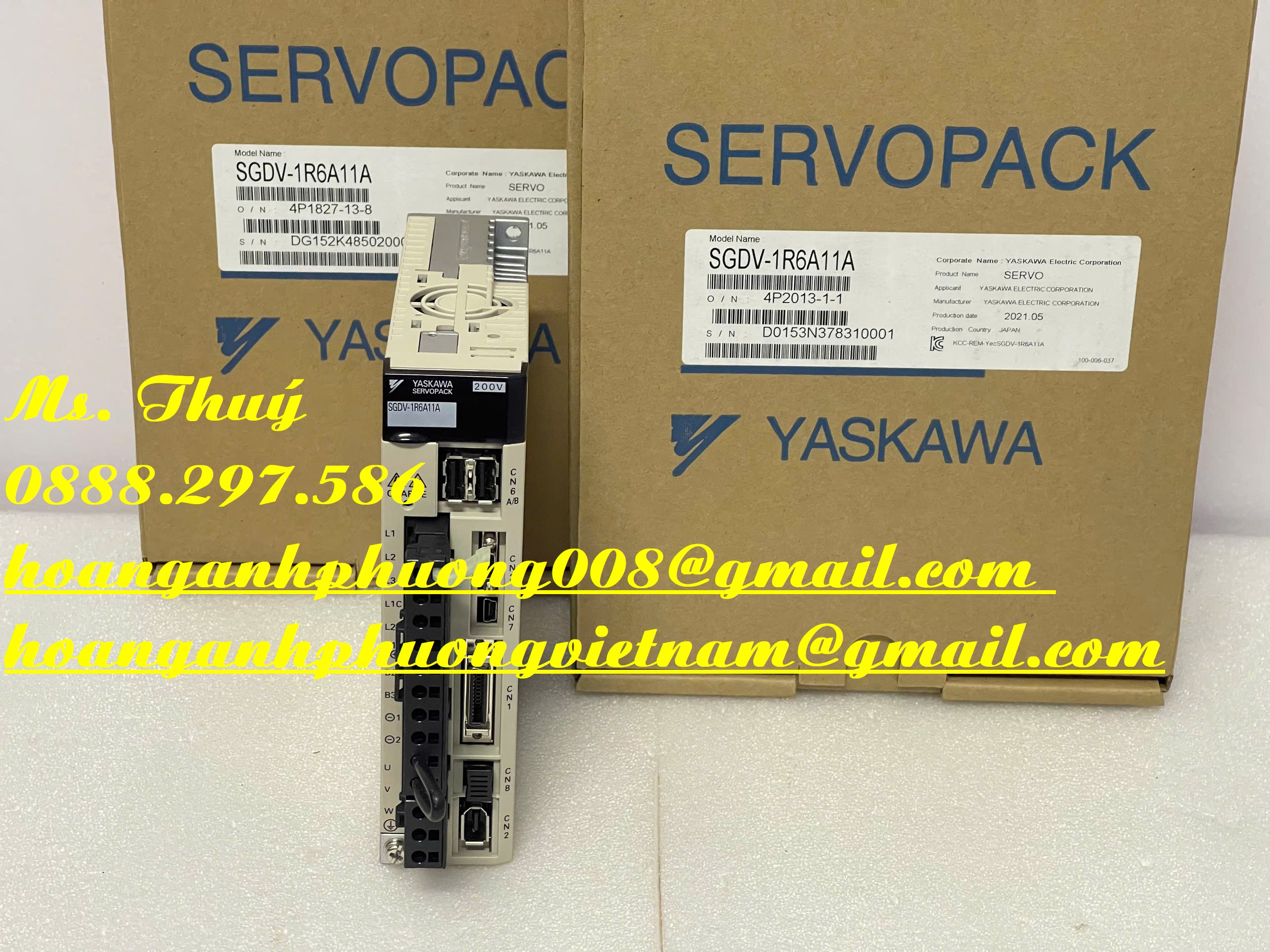 Yaskawa SGDV-1R6A11A - Chuyên bộ điều khiển Servo - Toàn quốc