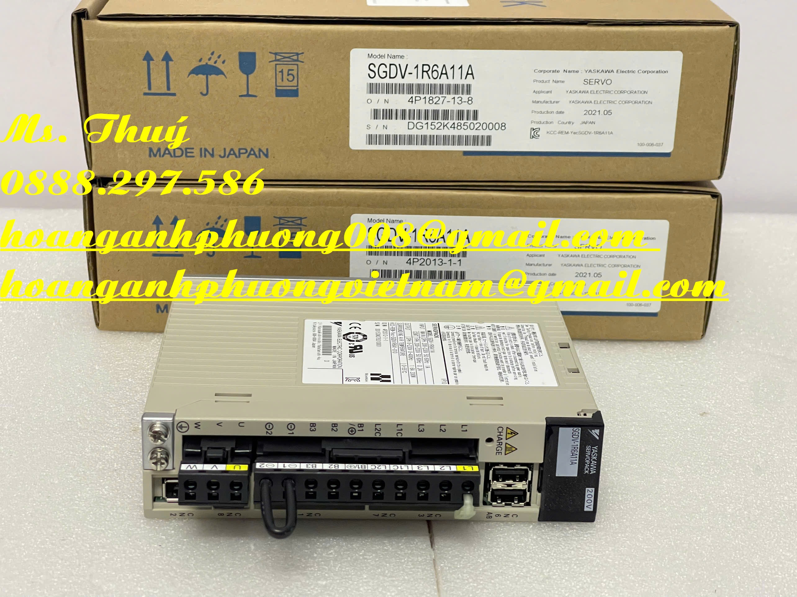 Yaskawa SGDV-1R6A11A - Chuyên bộ điều khiển Servo - Toàn quốc
