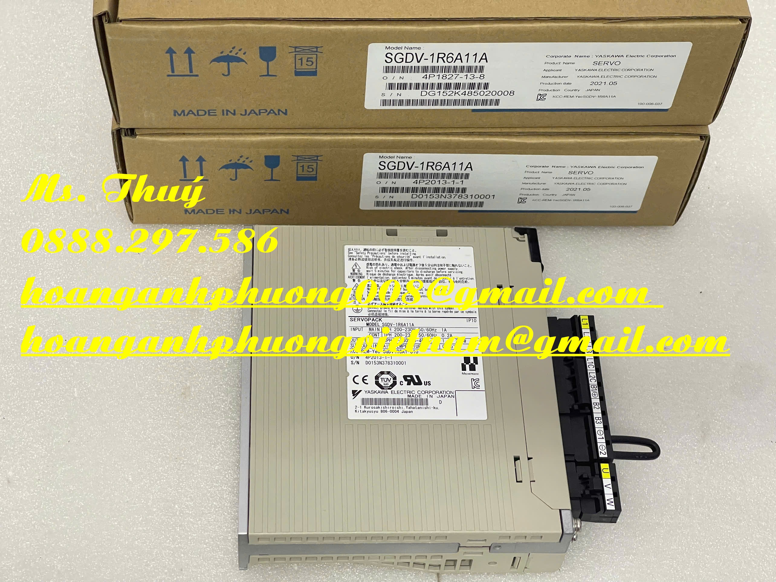 Yaskawa SGDV-1R6A11A - Chuyên bộ điều khiển Servo - Toàn quốc