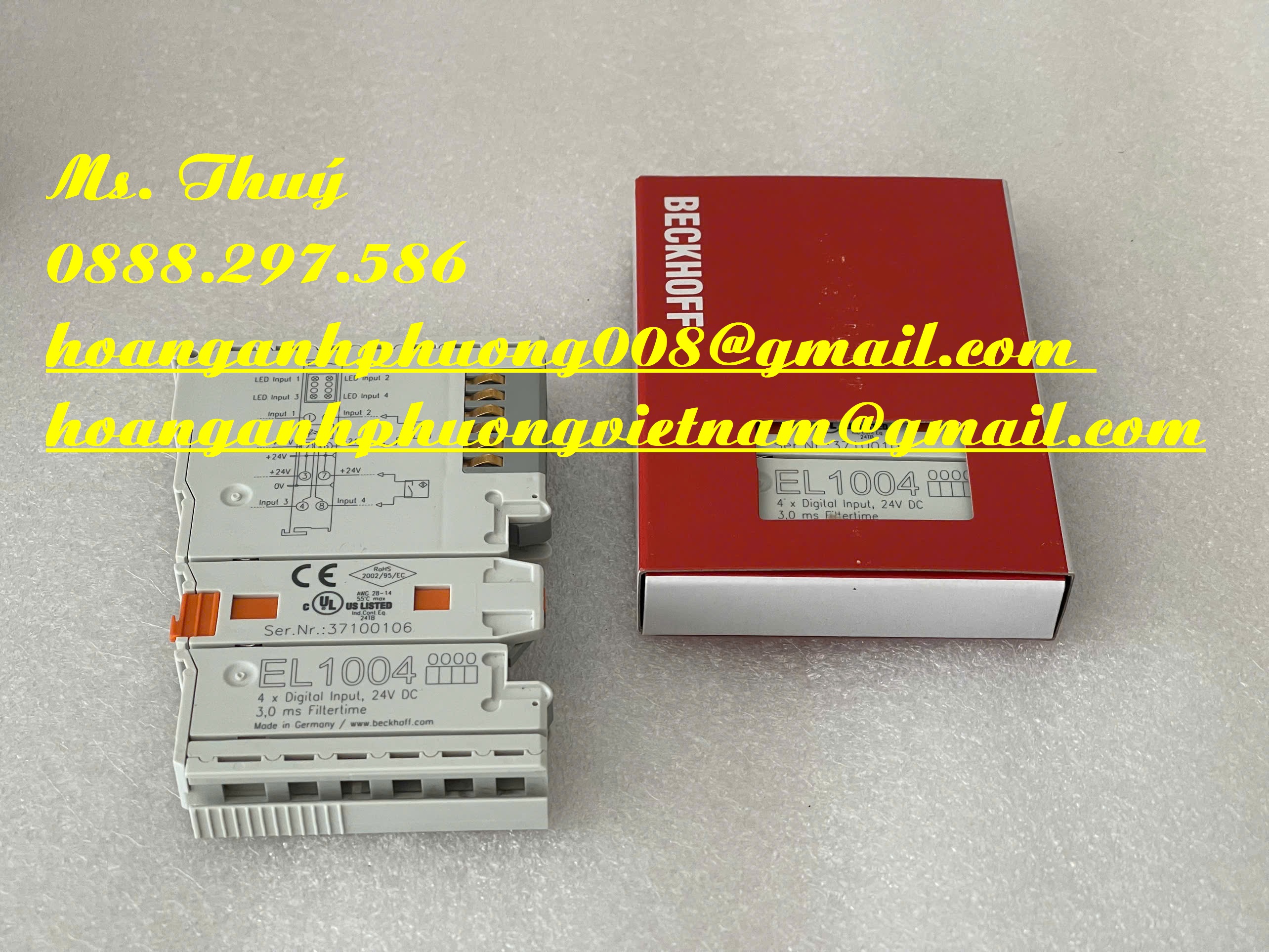 Beckhoff EL1004 - Module chính hãng nhập khẩu từ Đức