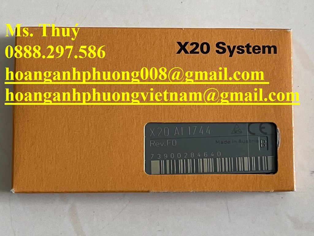Chính hãng - B&R X20AI1744 - Phân phối mô đun toàn quốc