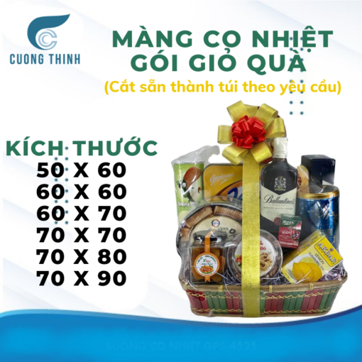 Màng co giỏ quà khay quà giá sỉ có bán lẻ 1kg