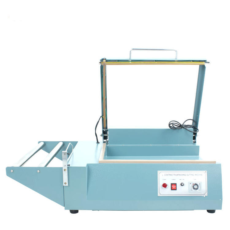 Máy cắt màng co POF chữ L 380 sử dụng màng đôi