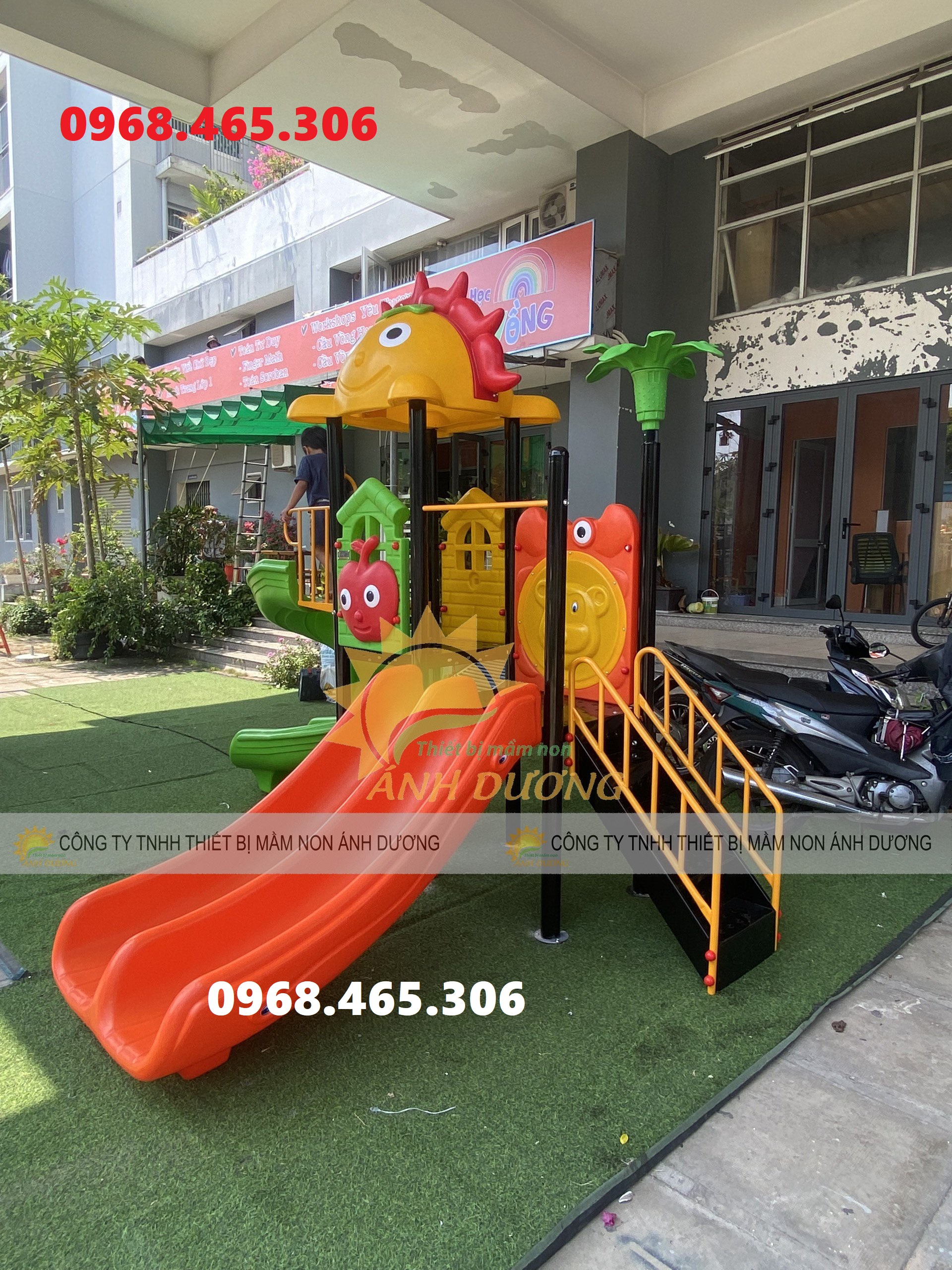 Thang leo liên hoàn, cầu trượt liên hoàn, cầu trượt trẻ em