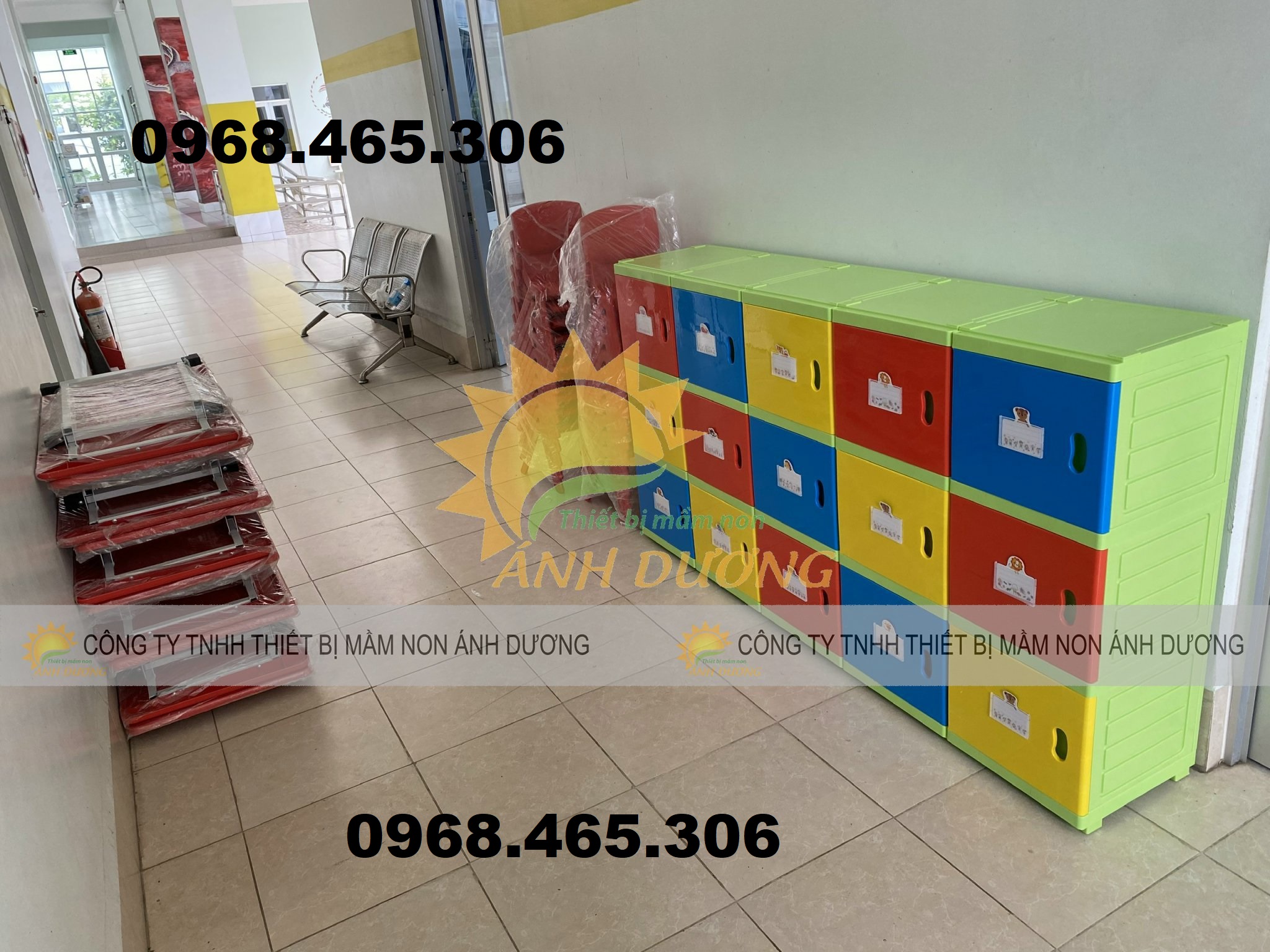 Tủ nhựa đựng cặp mầm non, tủ đựng cặp mầm non bằng nhựa