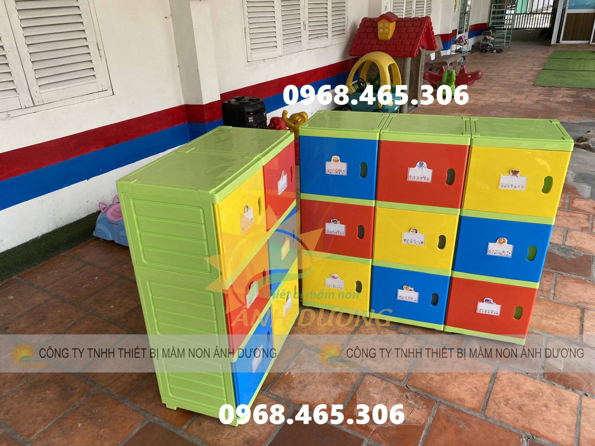 Tủ nhựa đựng cặp mầm non, tủ đựng cặp mầm non bằng nhựa