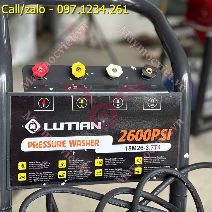 Máy rửa xe cao áp 3.7kw 18M26-3.7T4 giá rẻ