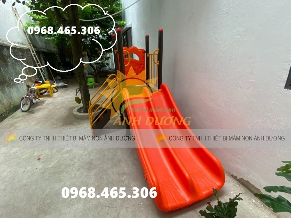 Cầu trượt mầm non, cầu trượt trẻ em giá rẻ, cầu trượt ngoài trời