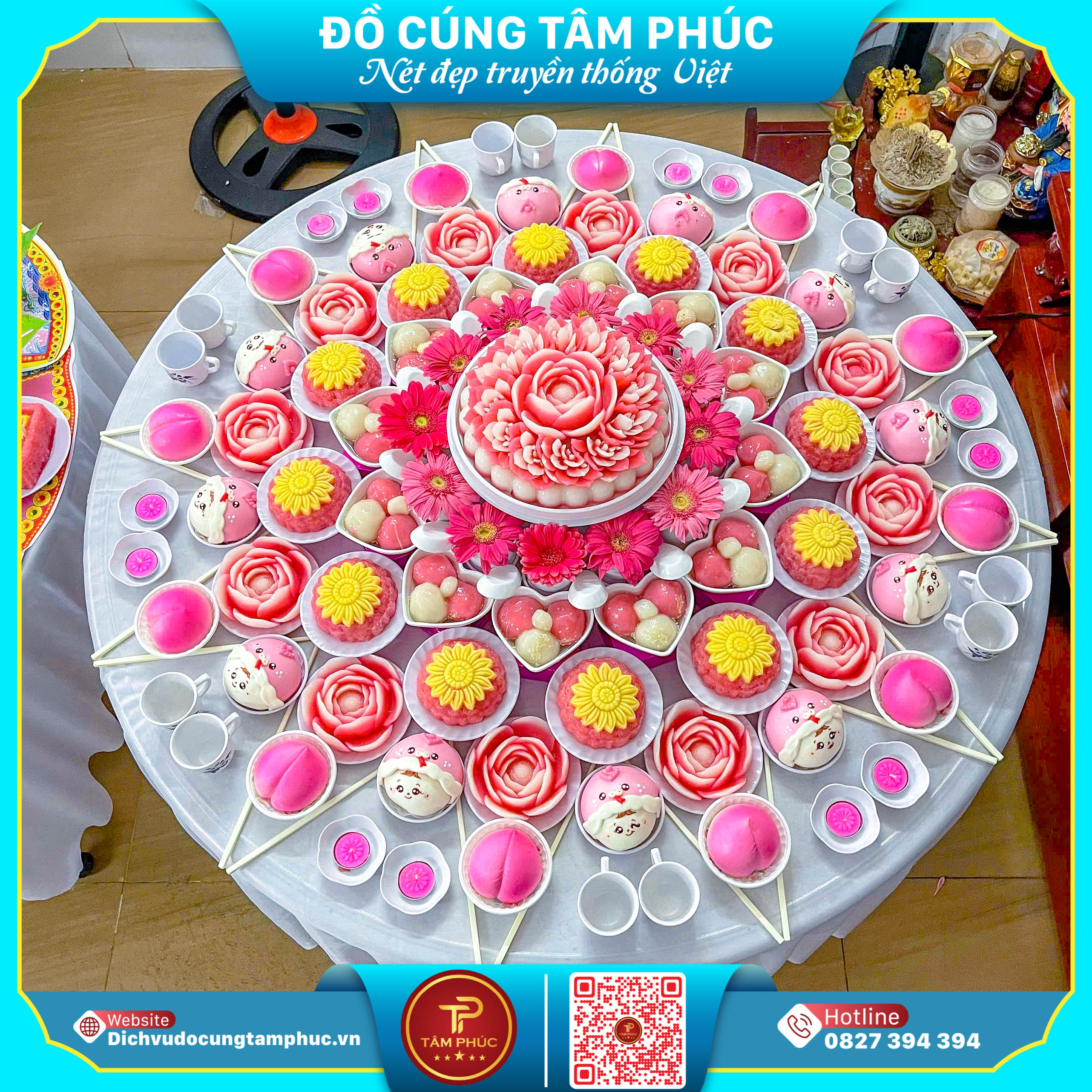 Ý Nghĩa Bánh Bao Đào Tiên Trong Mâm Cúng Mụ