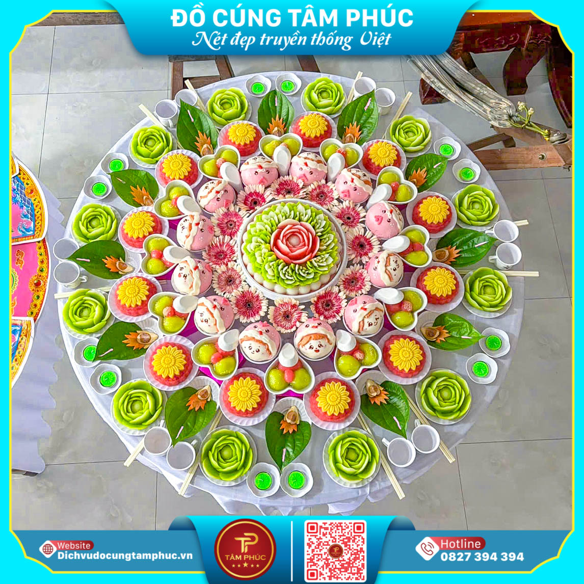Tâm Phúc - Gửi Trọn Tấm Lòng Thành Trong Mỗi Mâm Cúng Căn