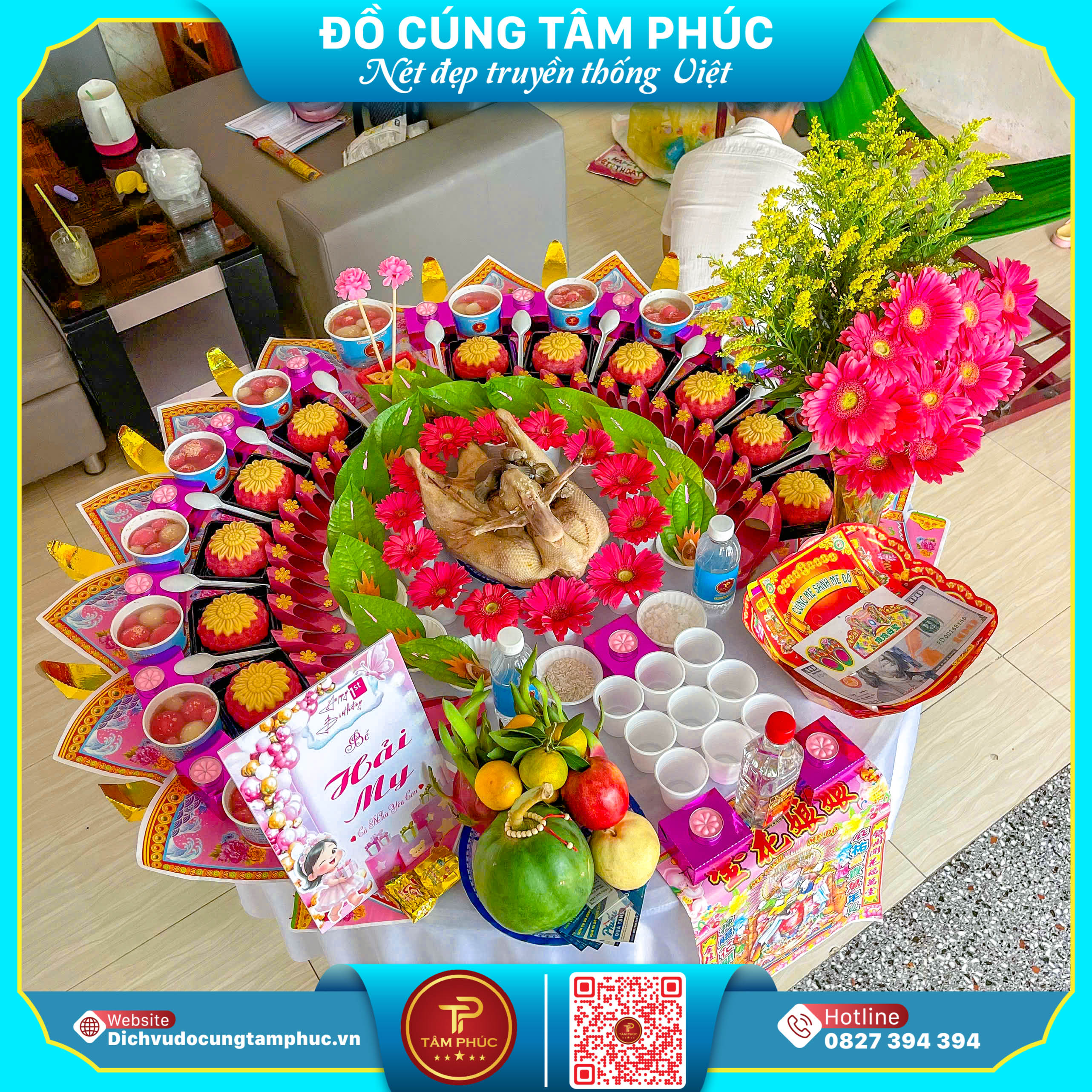 Tâm Phúc - Gửi Trọn Tấm Lòng Thành Trong Mỗi Mâm Cúng Căn