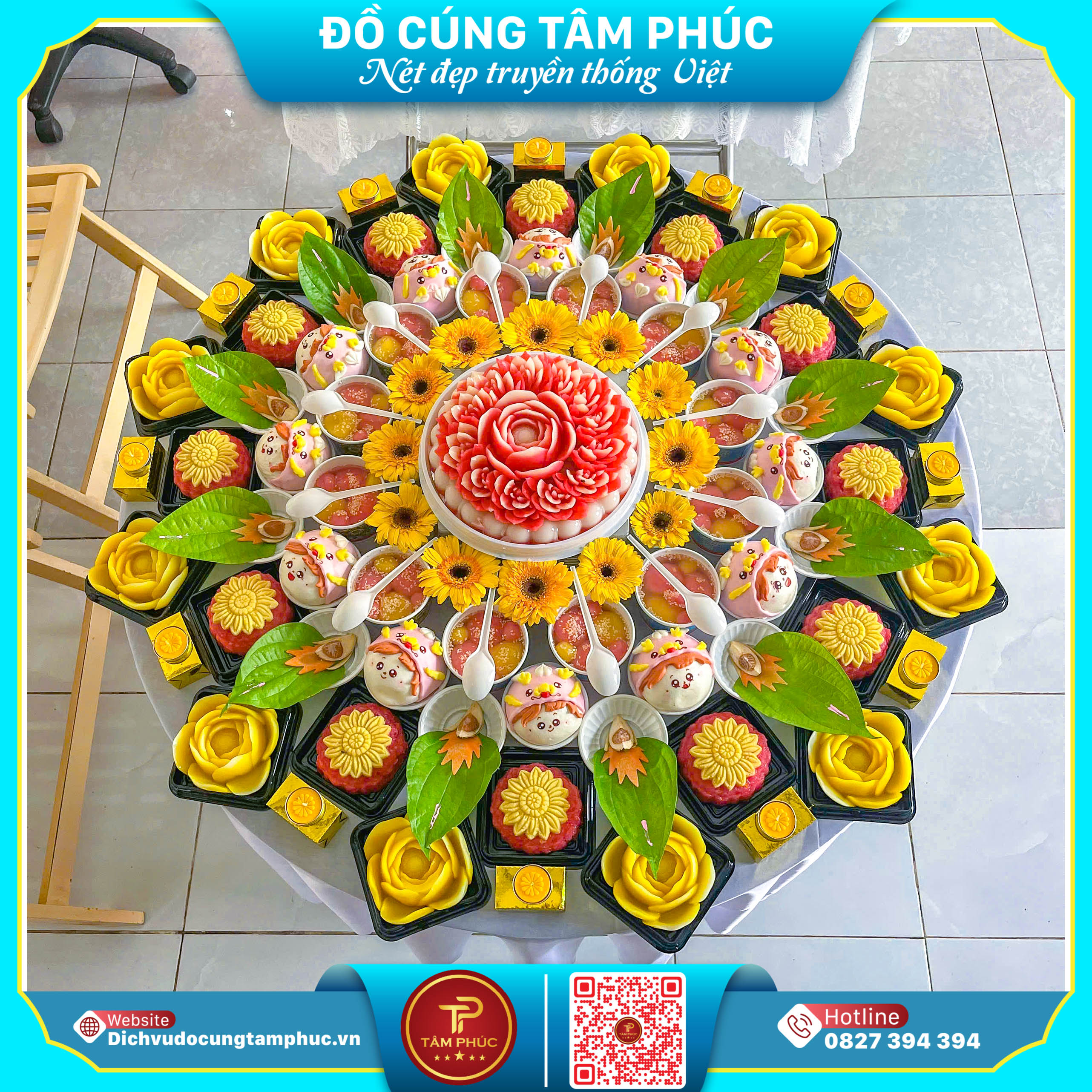 Tâm Phúc - Gửi Trọn Tấm Lòng Thành Trong Mỗi Mâm Cúng Căn
