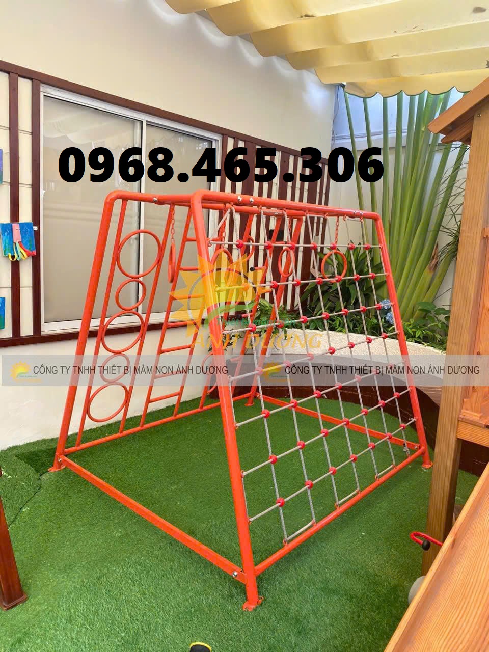 Thang leo trẻ em giá rẻ, thang leo thể chất mầm non ngoài trời