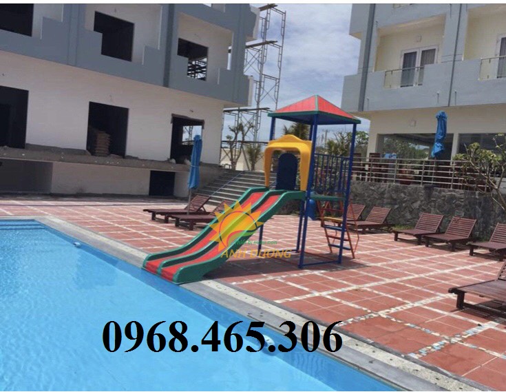 Cầu trượt hồ bơi trẻ em, cầu trượt hồ bơi ngoài trời