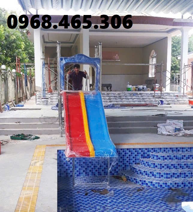 Cầu trượt hồ bơi trẻ em, cầu trượt hồ bơi ngoài trời
