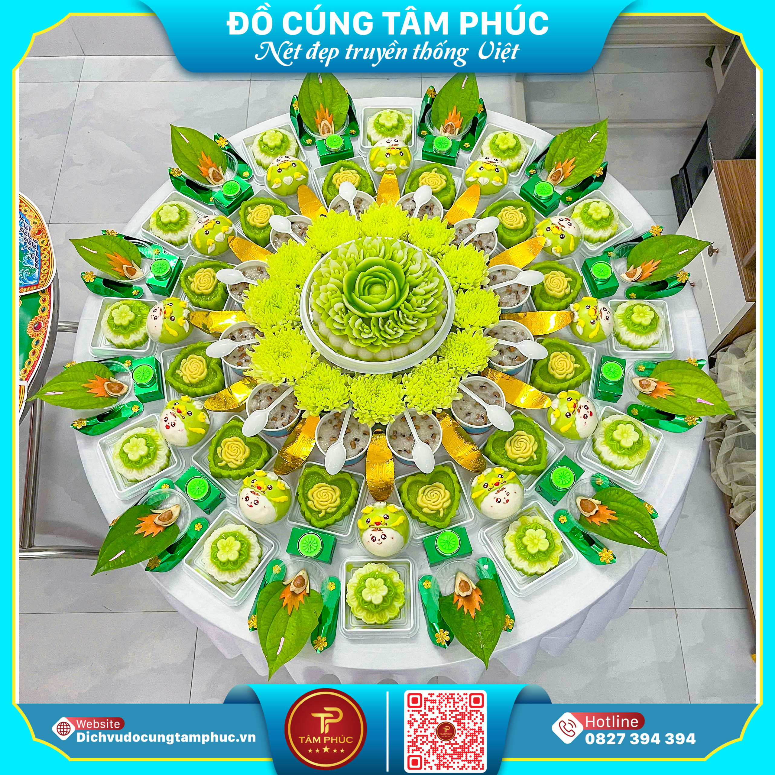 Ý Nghĩa Mâm Cúng Mụ Màu Xanh Lá, Đồ Cúng Trọn Gói