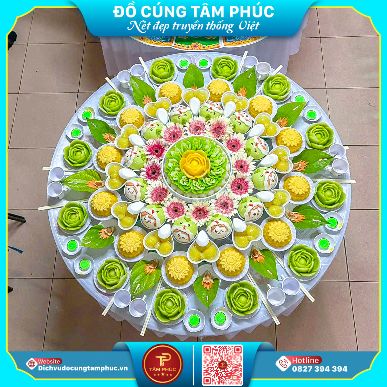 Ý Nghĩa Mâm Cúng Mụ Màu Xanh Lá, Đồ Cúng Trọn Gói