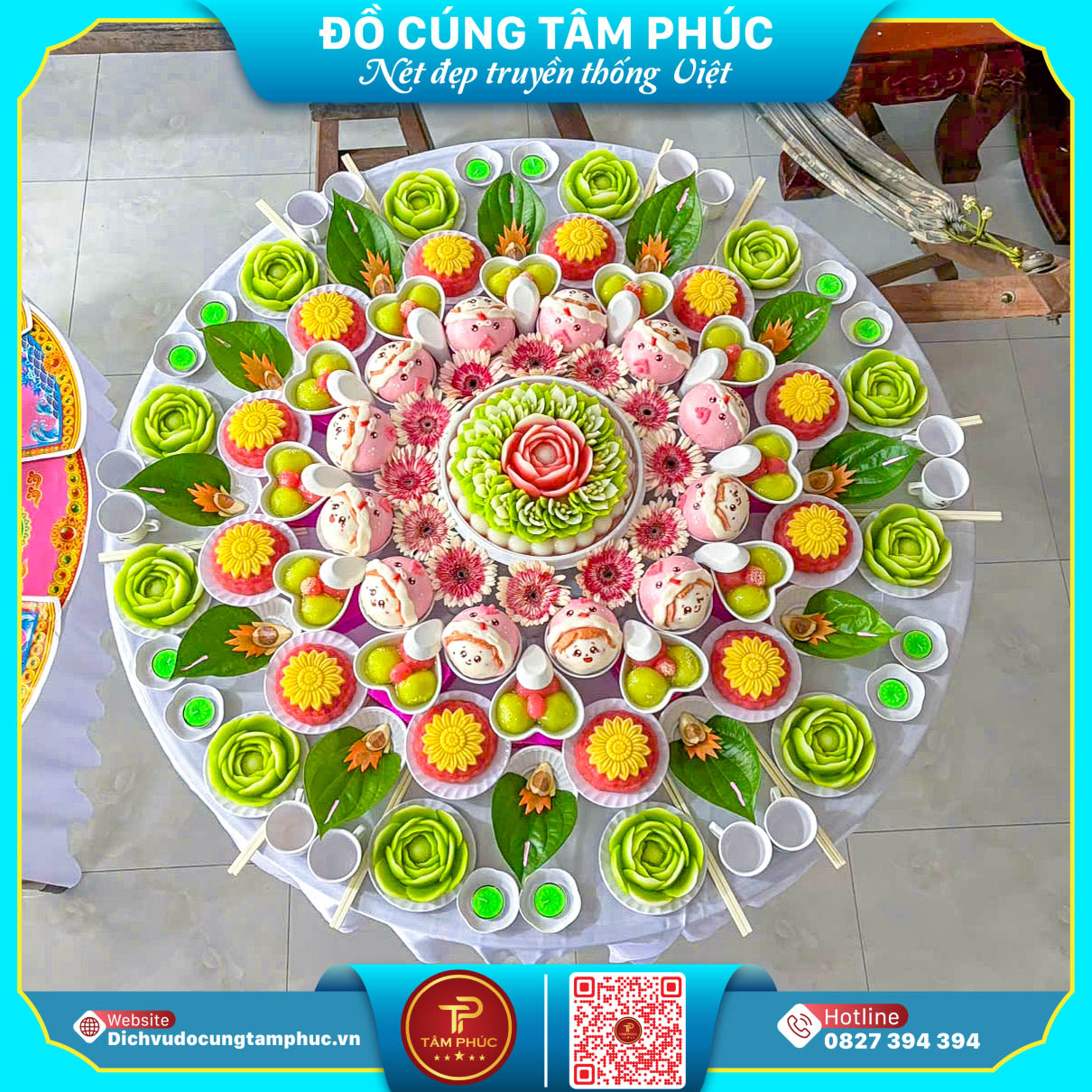 Ý Nghĩa Mâm Cúng Mụ Màu Xanh Lá, Đồ Cúng Trọn Gói