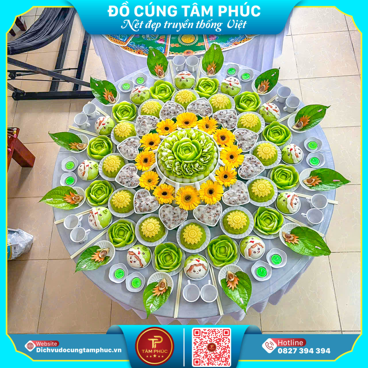 Ý Nghĩa Mâm Cúng Mụ Màu Xanh Lá, Đồ Cúng Trọn Gói