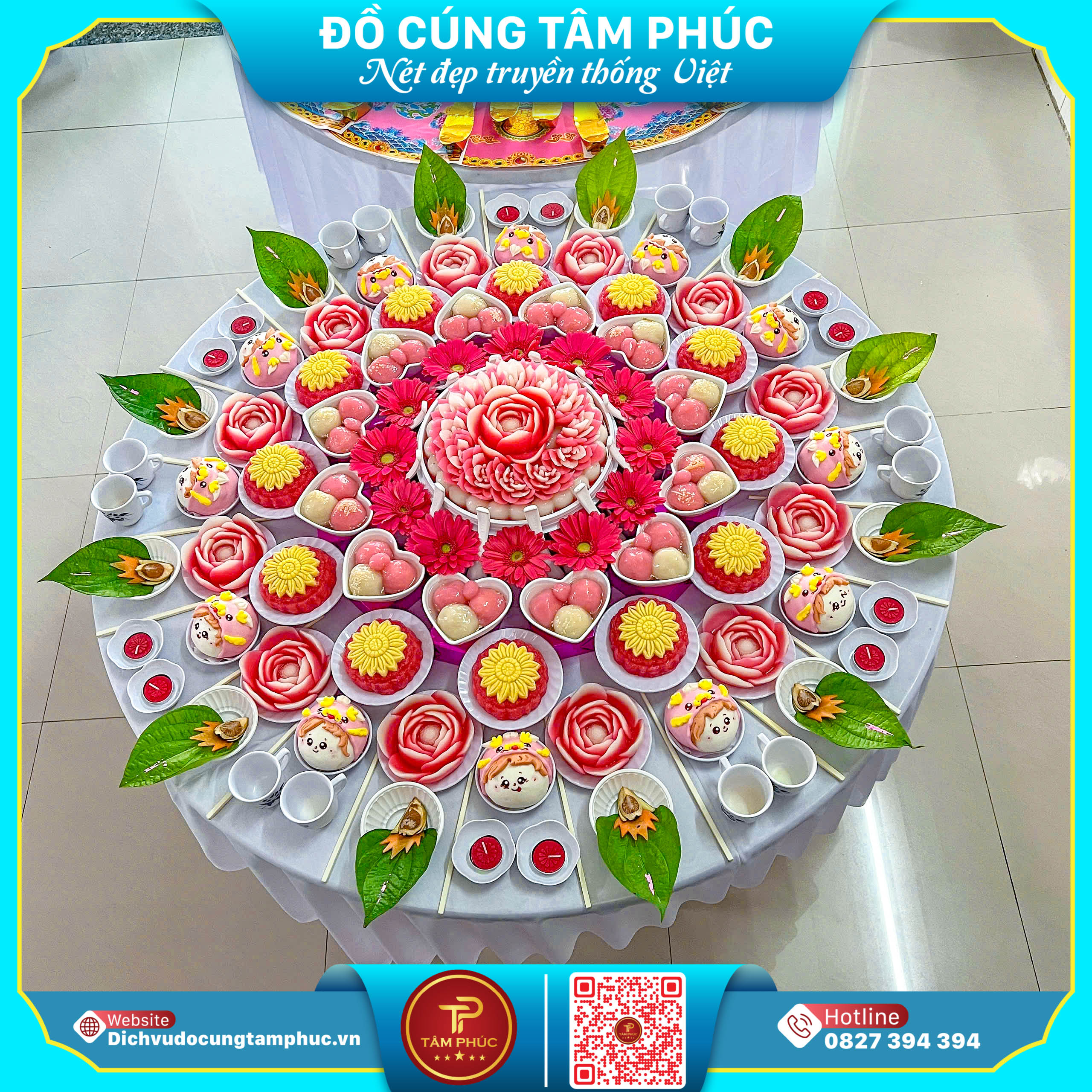 Ý Nghĩa Hoa Đồng Tiền Trong Mâm Cúng Mụ.