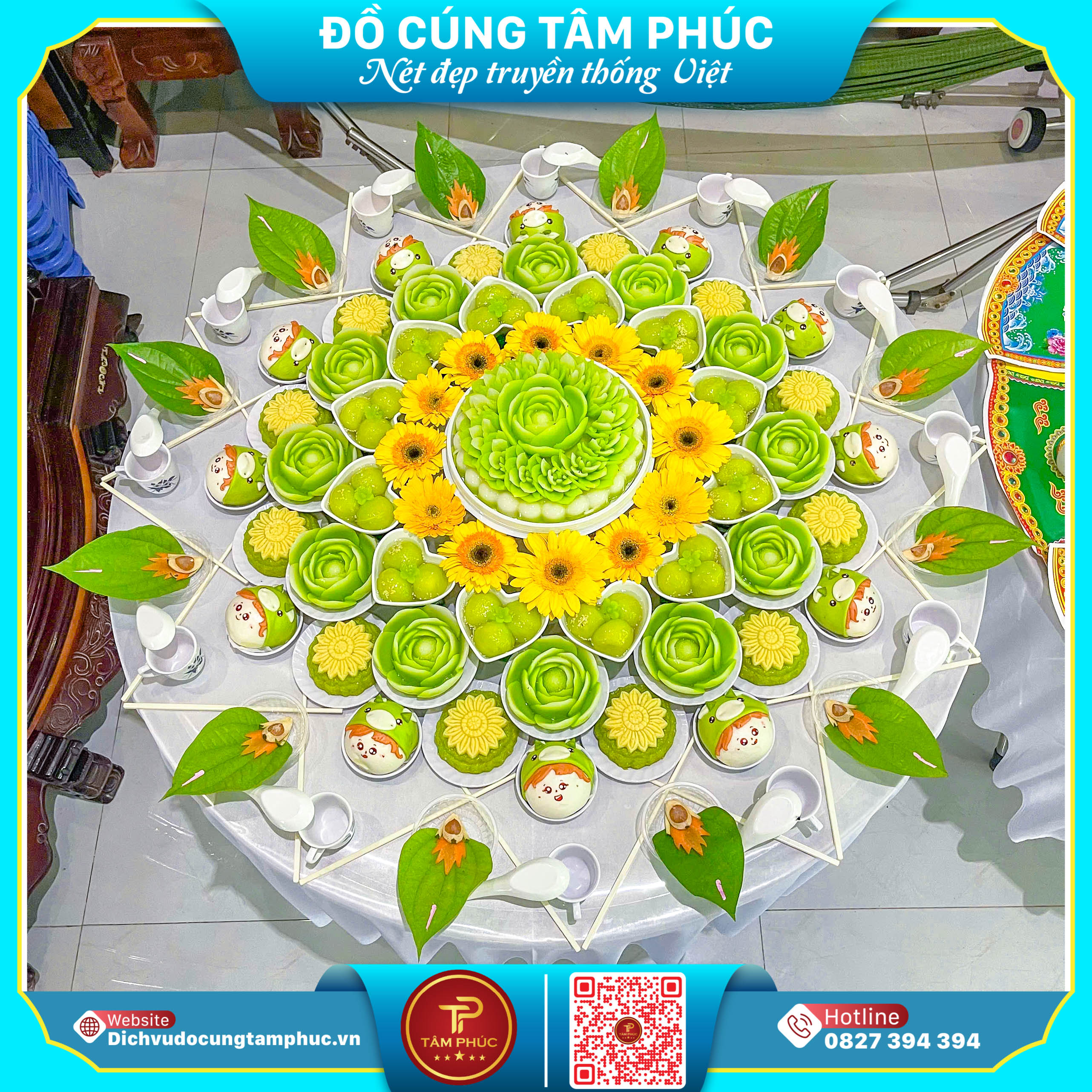 Ý Nghĩa Hoa Đồng Tiền Trong Mâm Cúng Mụ.