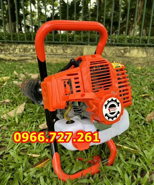 máy khoan đất , đào hố đất trồng cây có bánh xe di chuyển Turbo