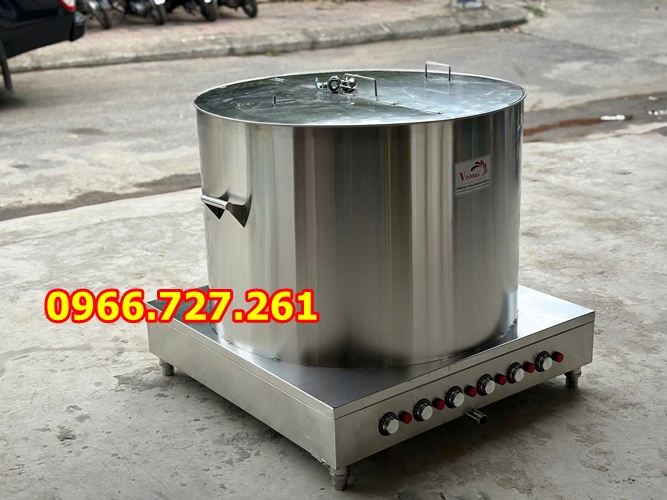 Nồi luộc bánh chưng, bánh tét, luộc trứng hầm xương chạy điện 400L
