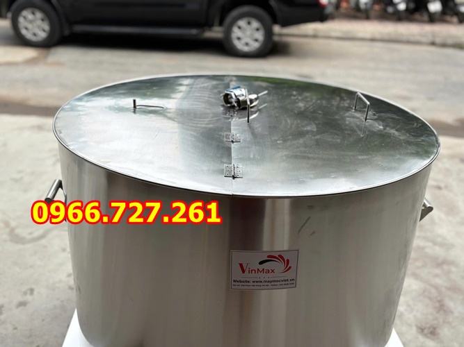 Nồi luộc bánh chưng, bánh tét, luộc trứng hầm xương chạy điện 400L