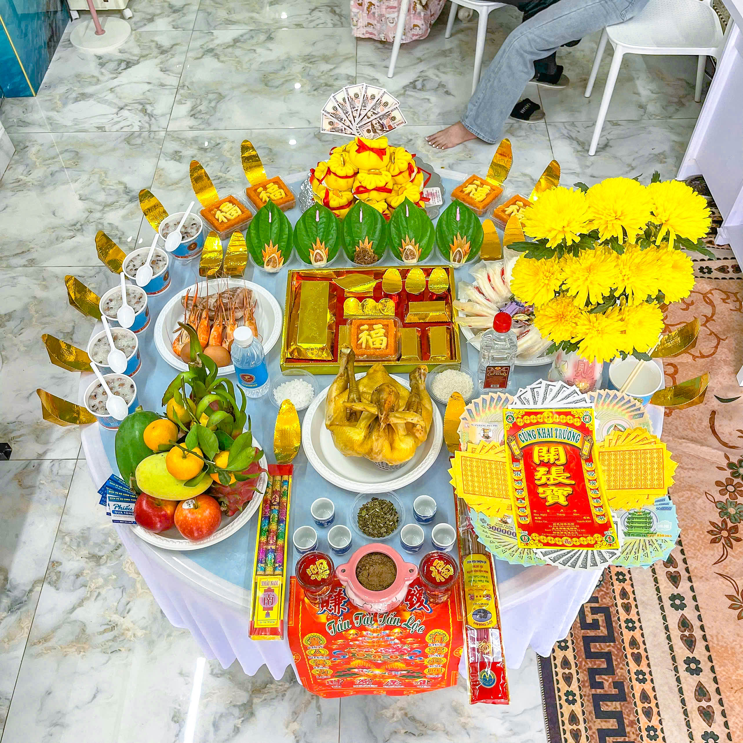 Khai Trương Hồng Phát - Mâm Lễ Tâm Phúc Chuẩn Đẹp