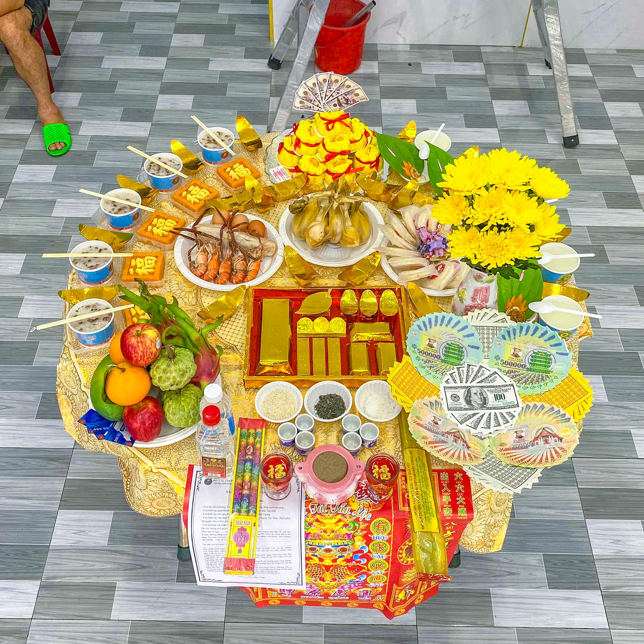 Khai Trương Hồng Phát - Mâm Lễ Tâm Phúc Chuẩn Đẹp