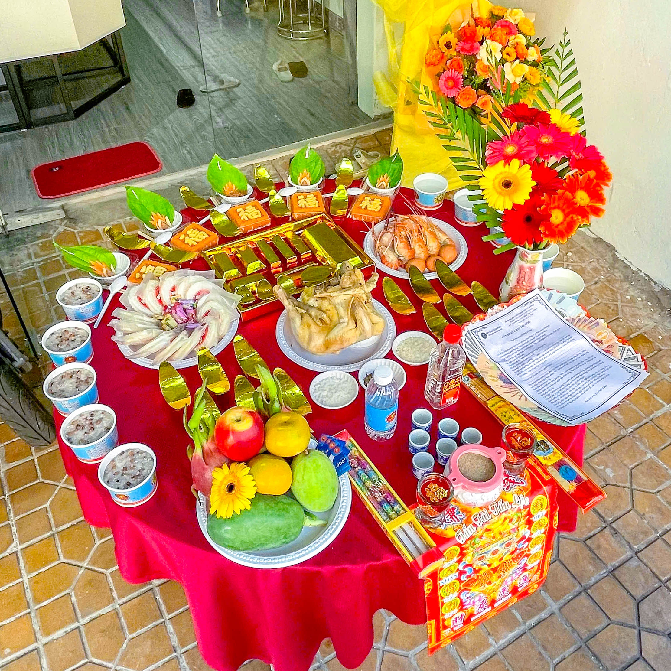 Khai Trương Hồng Phát - Mâm Lễ Tâm Phúc Chuẩn Đẹp