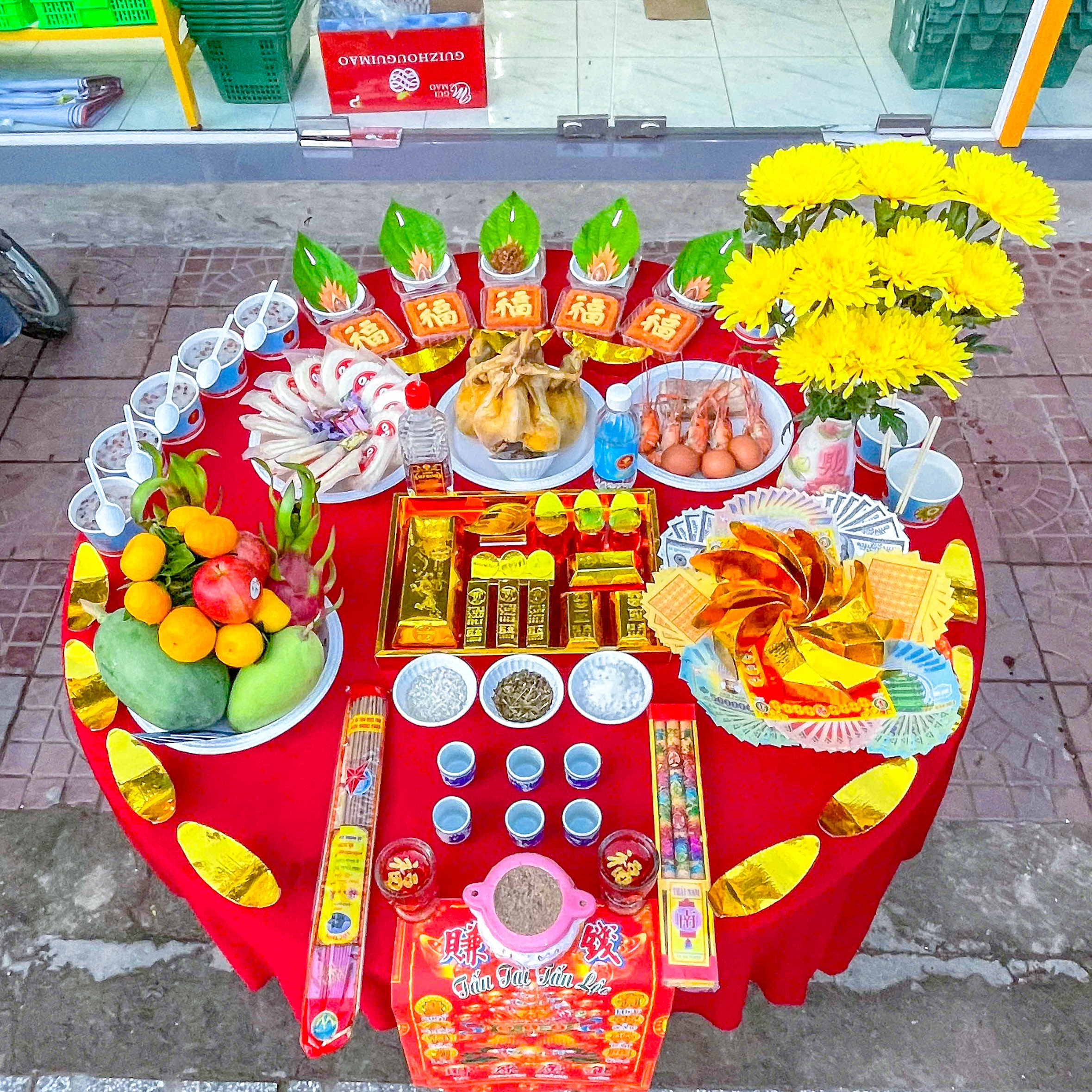 Khai Trương Hồng Phát - Mâm Lễ Tâm Phúc Chuẩn Đẹp