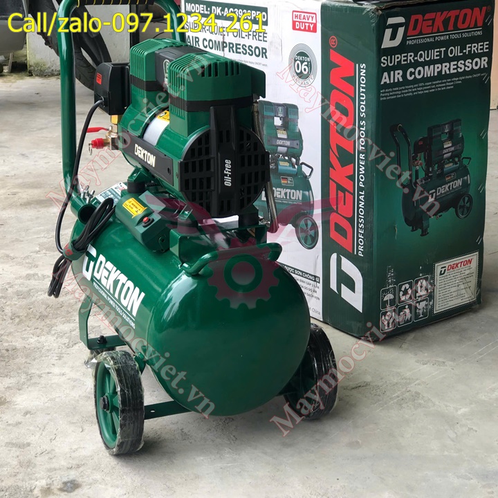 Máy nén khí không dầu Dekton DK-AC3930pro giá rẻ