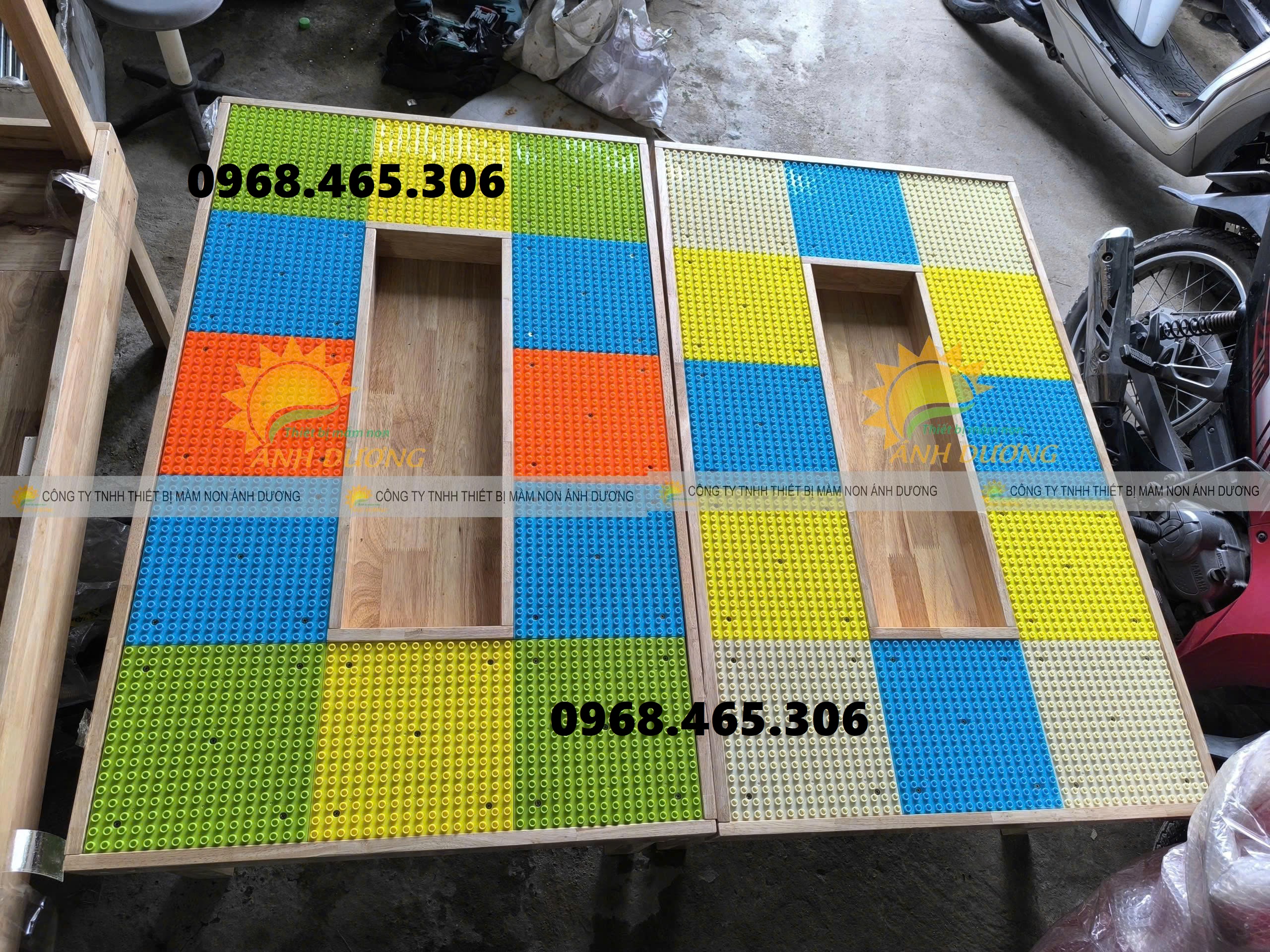 Bàn chơi lego trẻ em, bàn lego cho bé, bàn xếp lego trẻ em