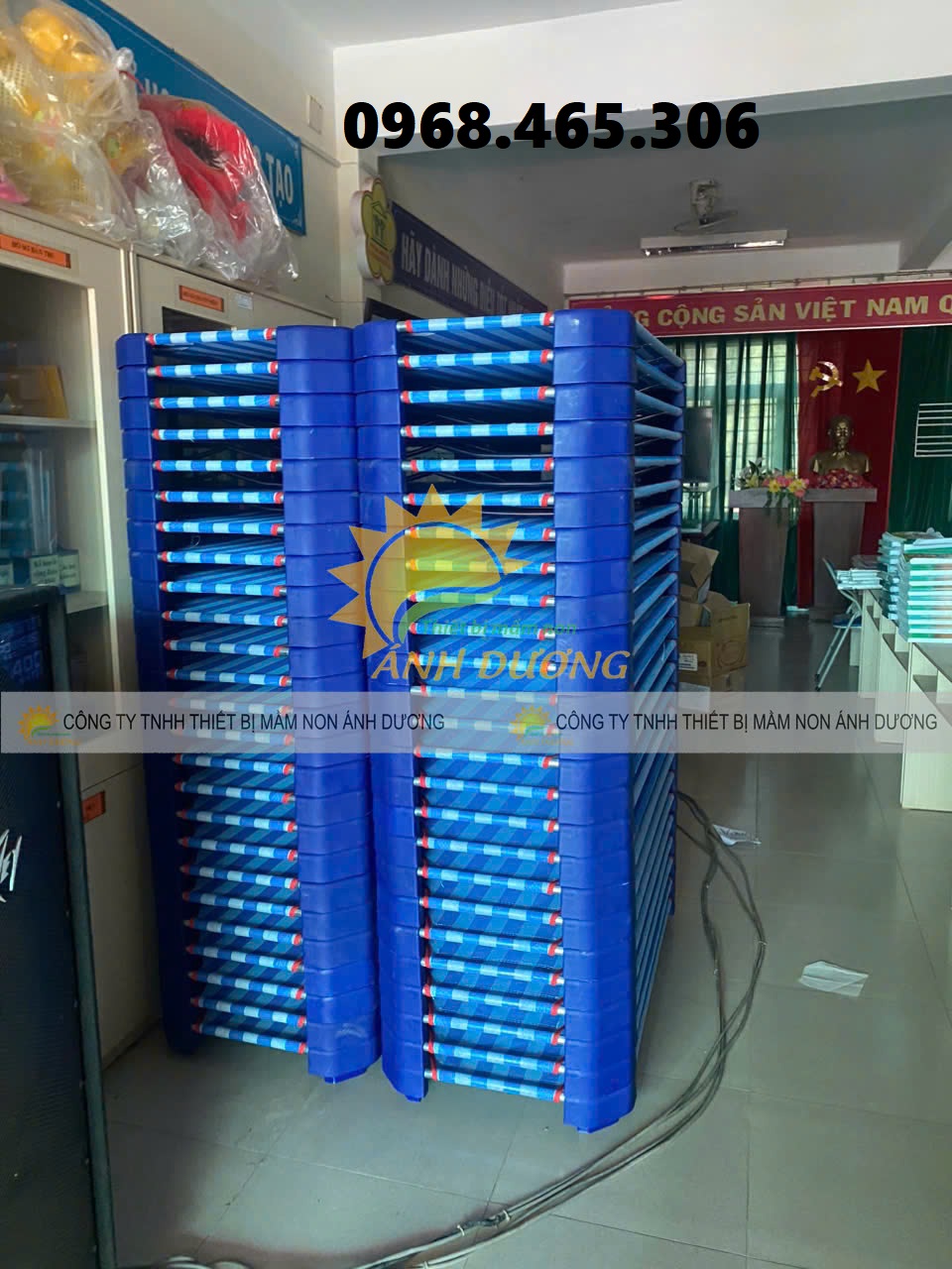 Giường lưới mầm non, giường lưới trẻ em giá rẻ chất lượng