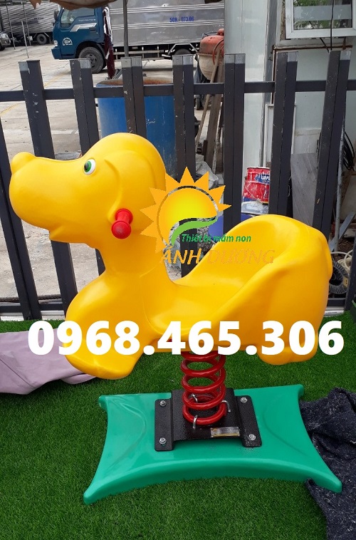 Thú nhún lò xo trẻ em nhập khẩu, thú nhún con ngựa trẻ em