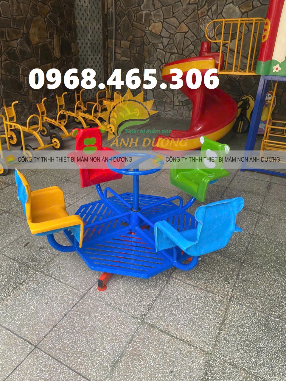 đu quay trẻ em giá rẻ , đu quay mầm non , mâm xoay trẻ em