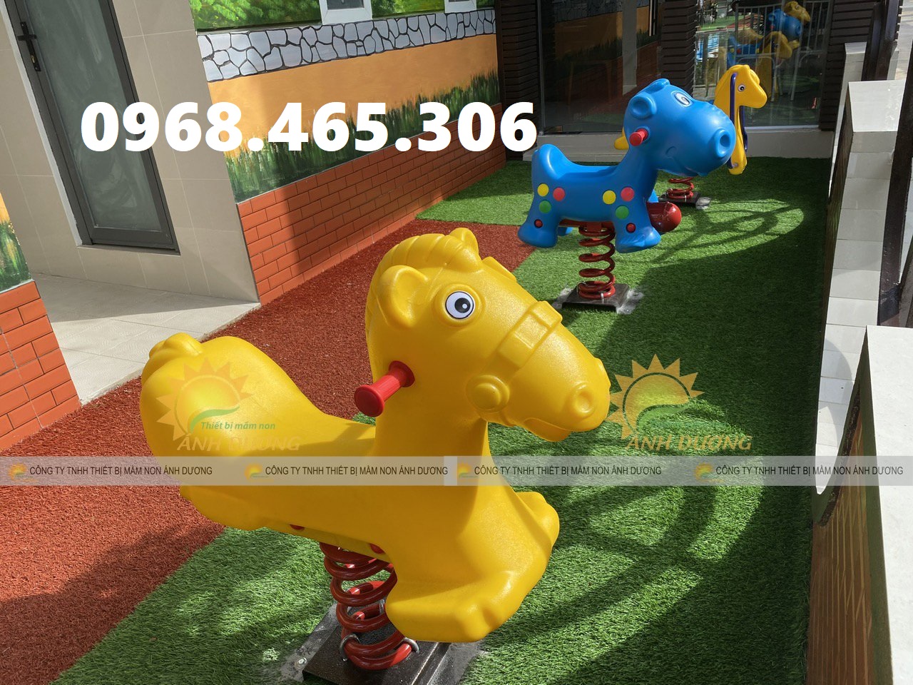 Thú nhún lò xo con ngựa, thú nhún lò xo cho bé, thú nhún trẻ em