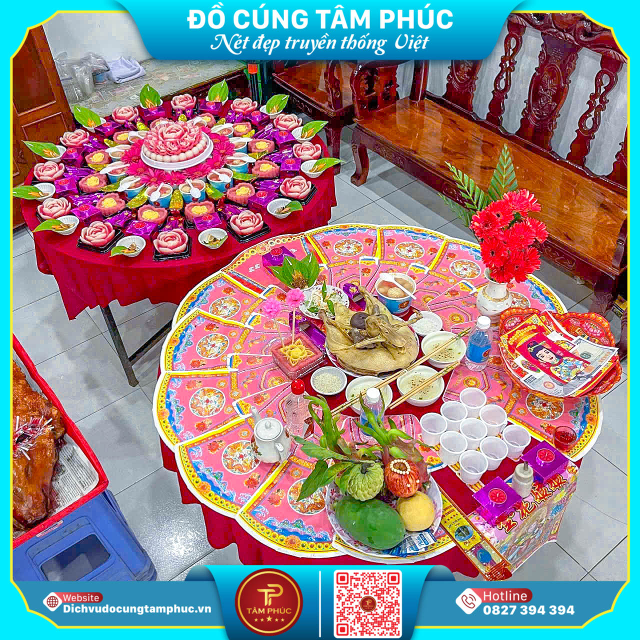 Mâm Cúng Mụ Tone Hồng, Lời Chúc Dịu Dàng Cho Bé Gái