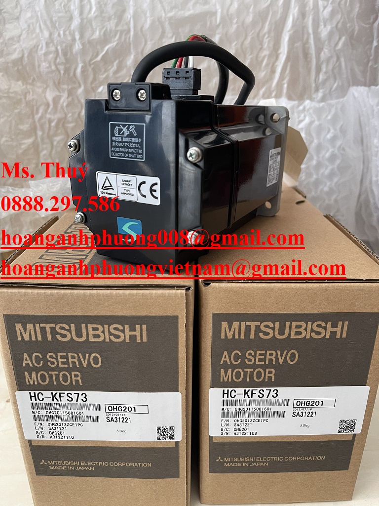 Thiết bị giá tốt - Động cơ Mitsubishi HC-KFS73 - Giao toàn quốc