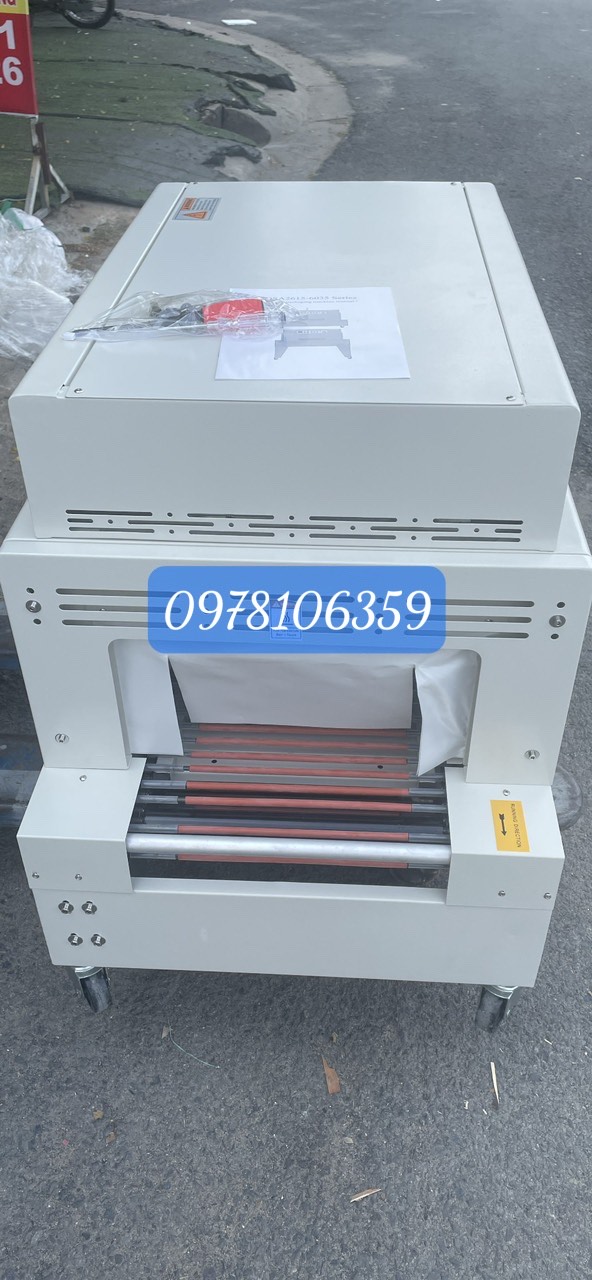 Máy rút màng co PVC cho hộp, máy bọc màng co cho hộp trà cafe