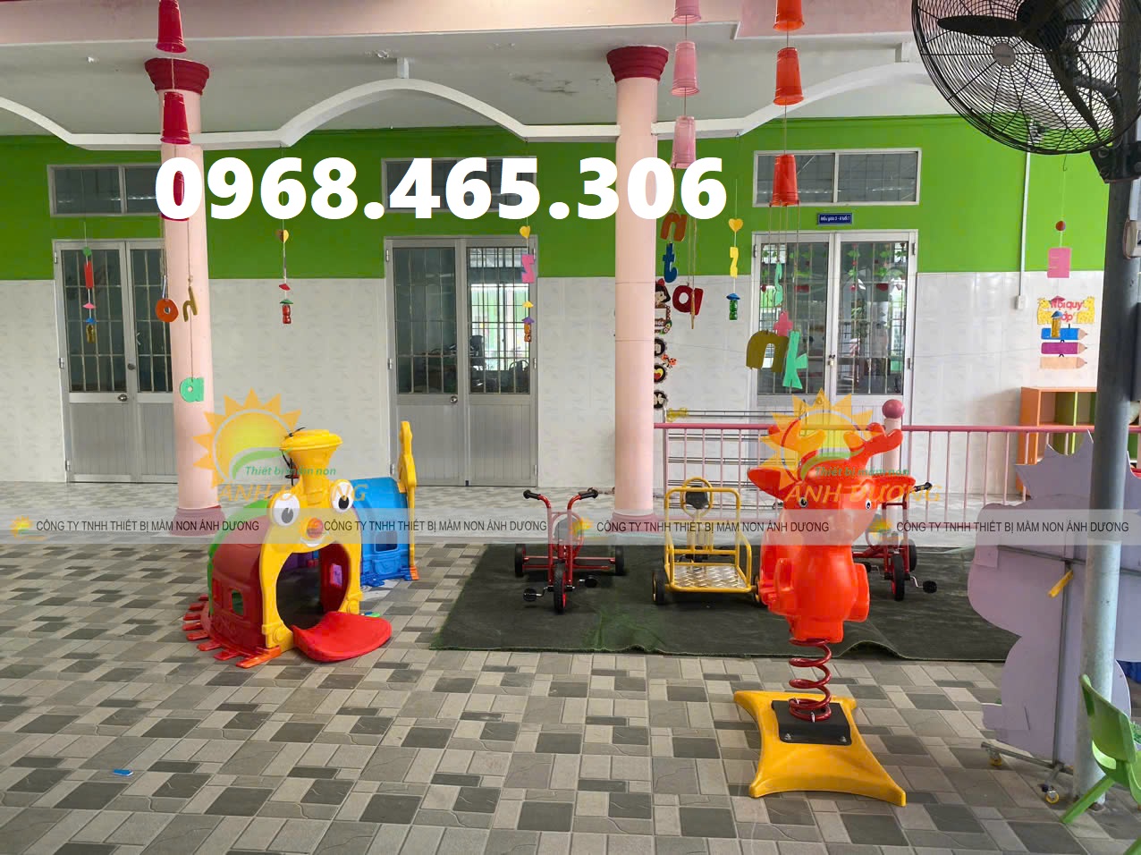 Thú nhún lò xo trẻ em, thú nhún con ngựa, thú nhún mầm non