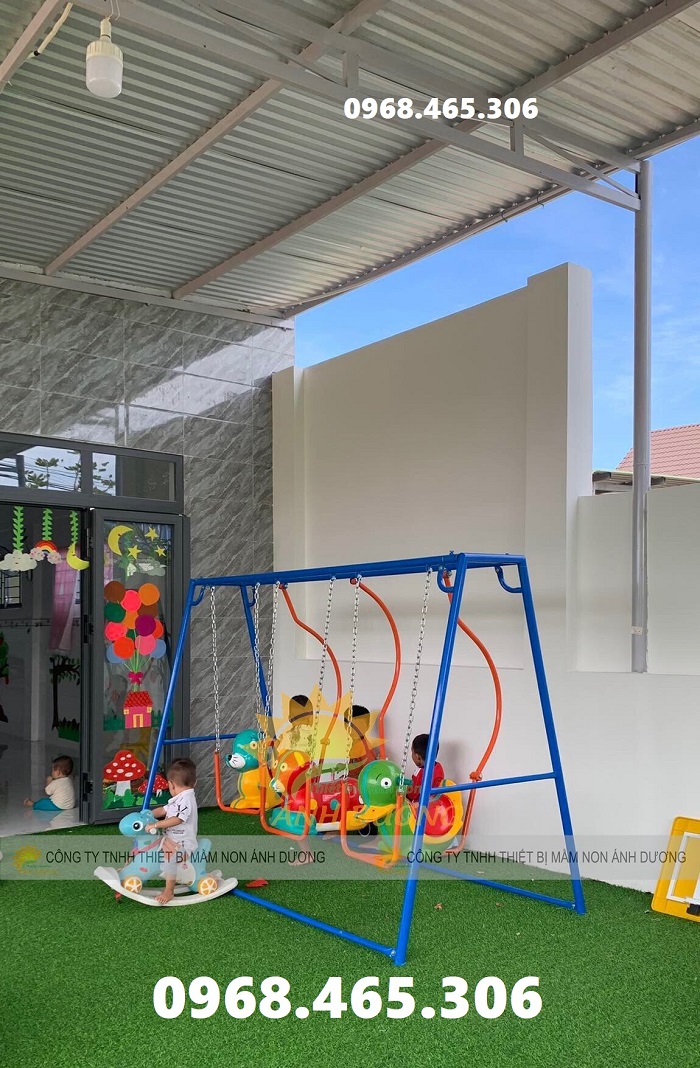 Xích đu treo mầm non, xích đu trẻ em, xích đu mầm non ngoài trời