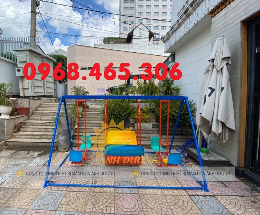 Xích đu treo mầm non, xích đu trẻ em, xích đu mầm non ngoài trời