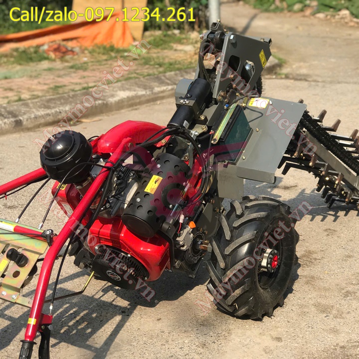 Máy đào rãnh chạy dầu Turbo TBR350 giá rẻ